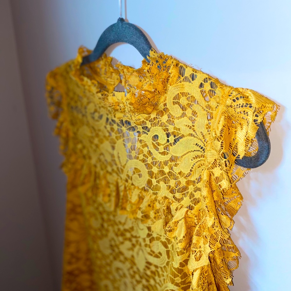Full Lace, High Neck Dress